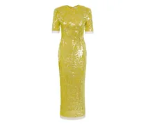 Kaia Kleid mit Pailletten - Gelb