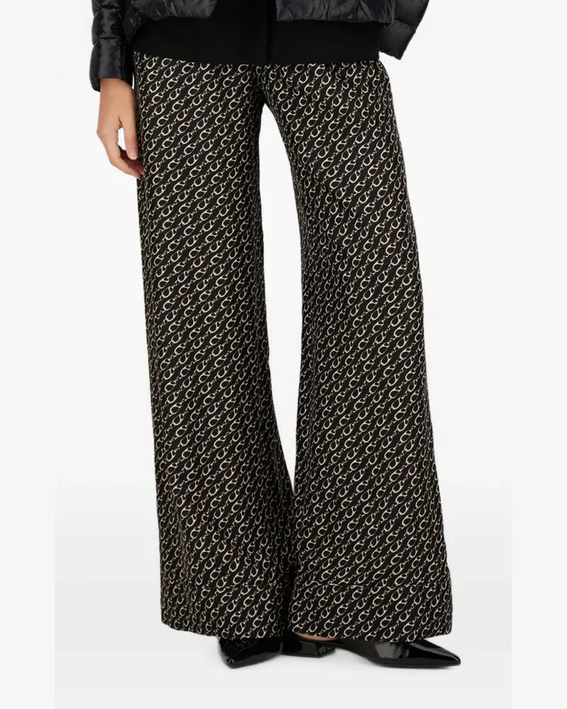 Herno graphic-print trousers - Schwarz Schwarz