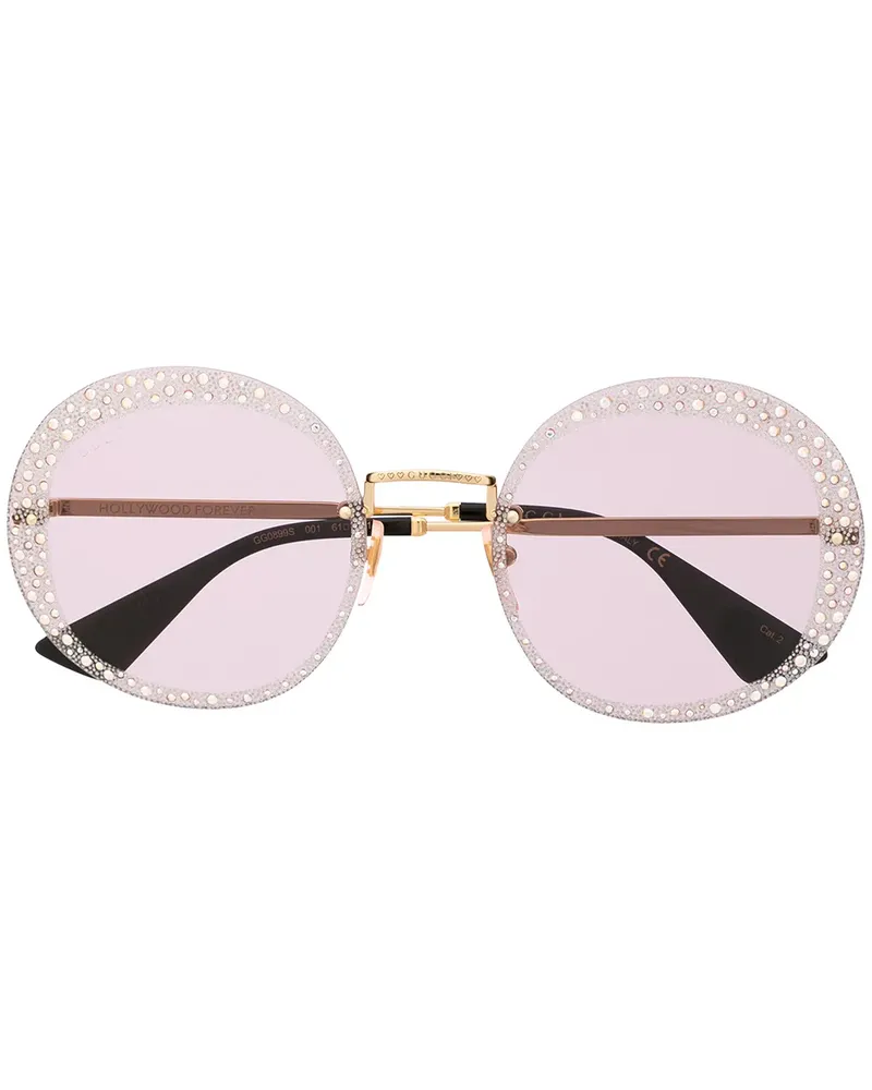 Gucci Verzierte Sonnenbrille - Mehrfarbig Mehrfarbig