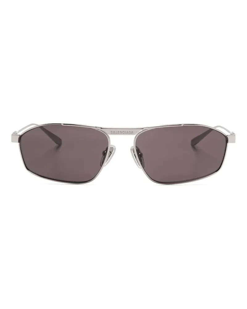 Balenciaga Tag 3.0 Sonnenbrille mit D-Gestell - Silber Silber