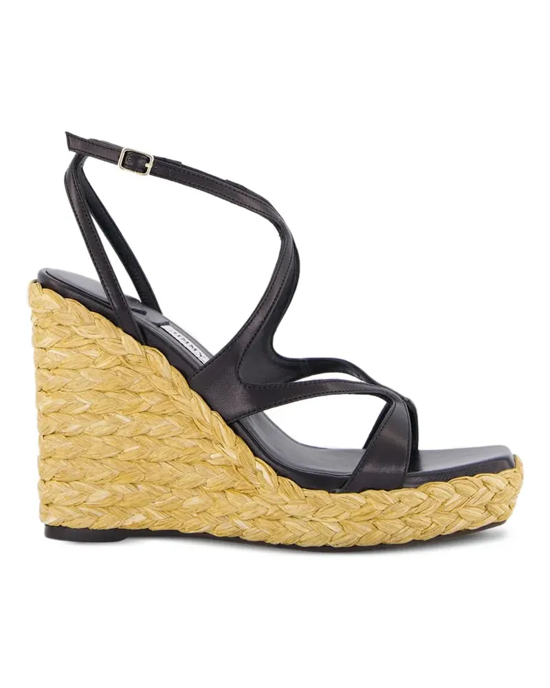 Jimmy Choo Sandalen mit Wedge-Absatz - Schwarz Schwarz
