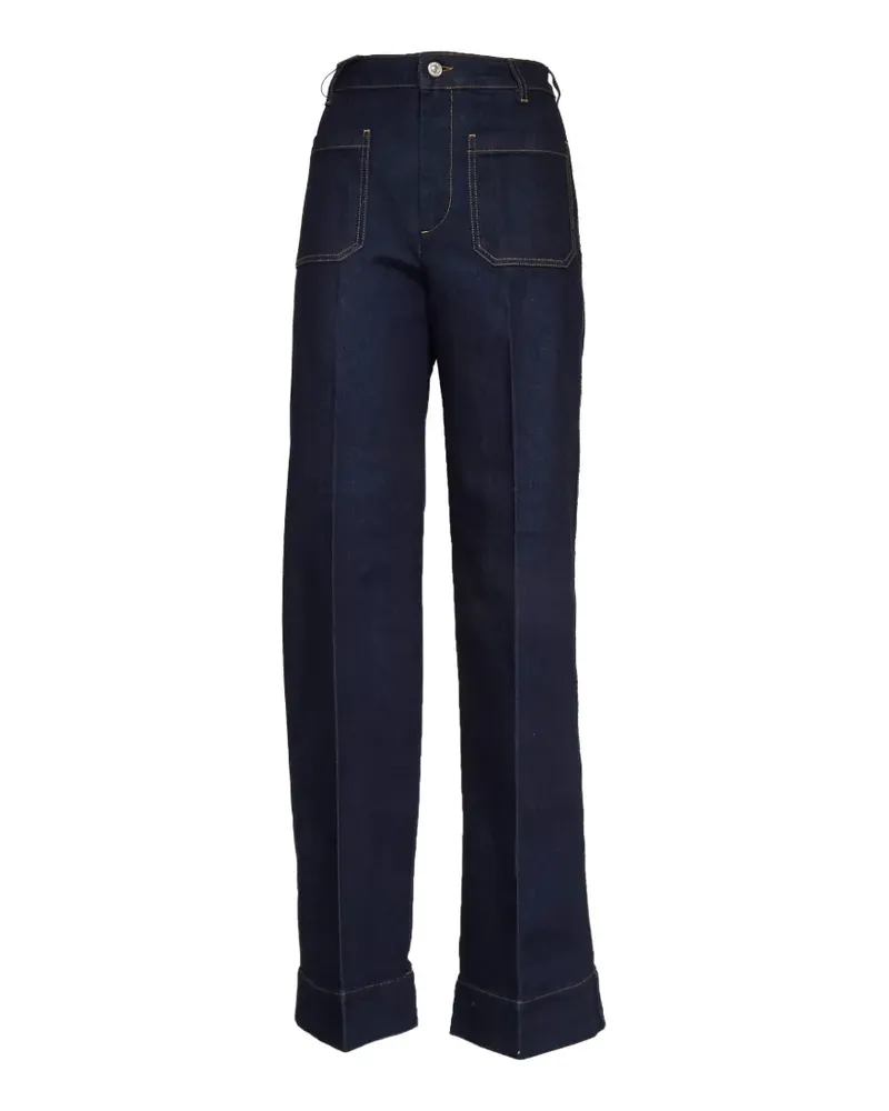 Victoria Beckham Alina patch-pocket jeans - Blau Blau