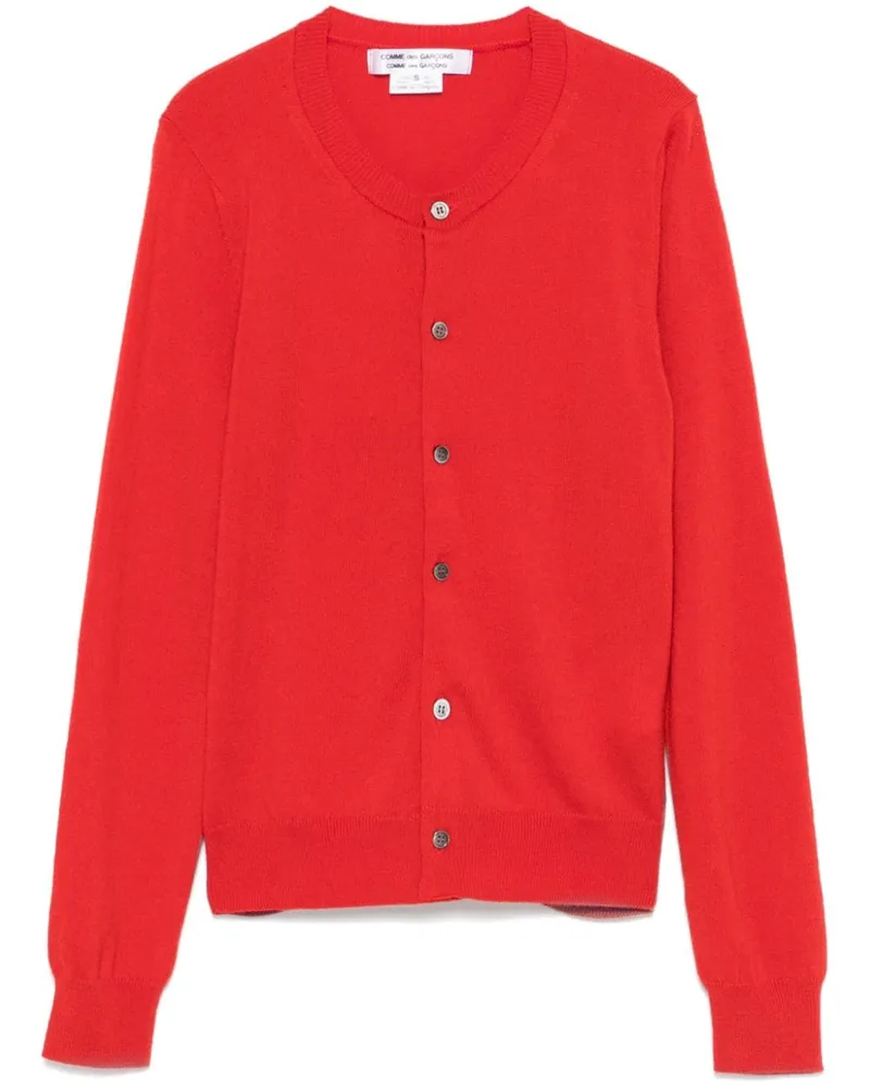 Comme des Garçons Cardigan aus Kaschmir - Rot Rot