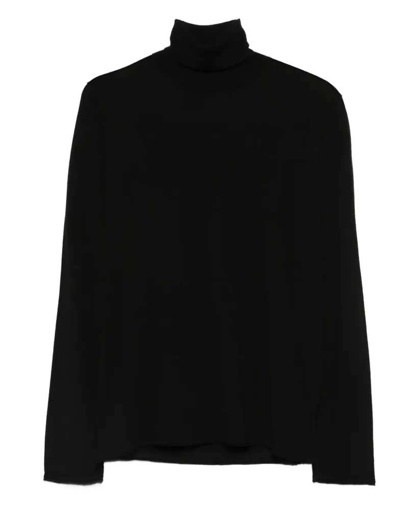 TRANSIT roll-neck sweater - Schwarz Schwarz