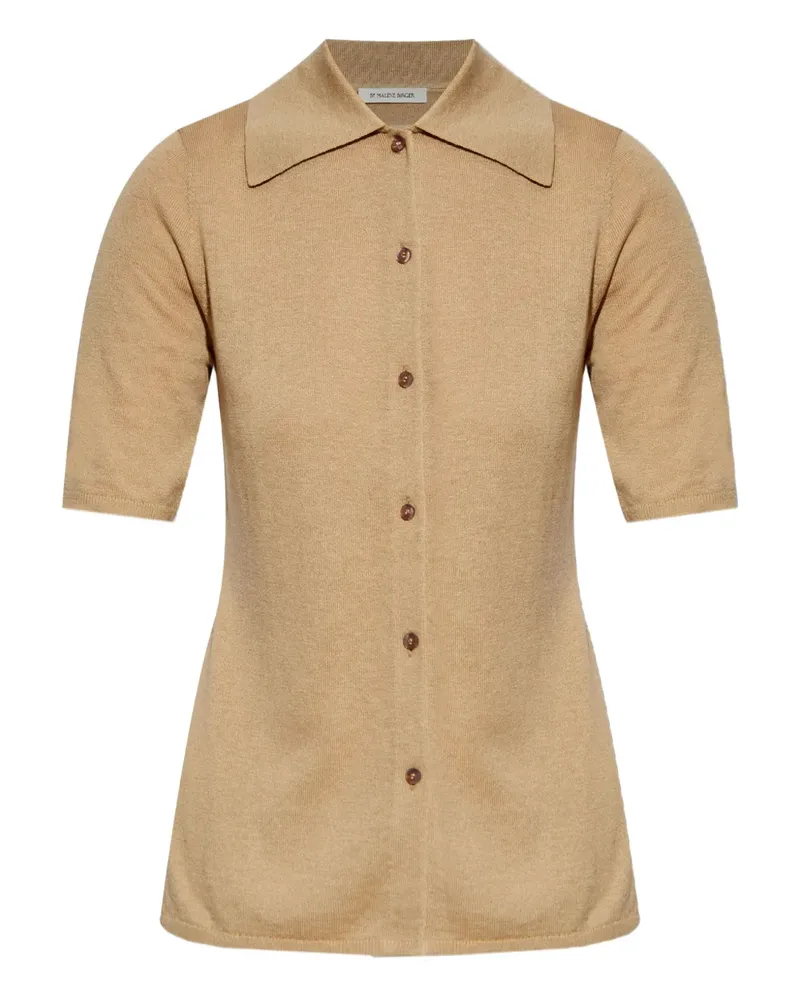 By Malene Birger Poloshirt mit Knopfleiste - Nude Nude