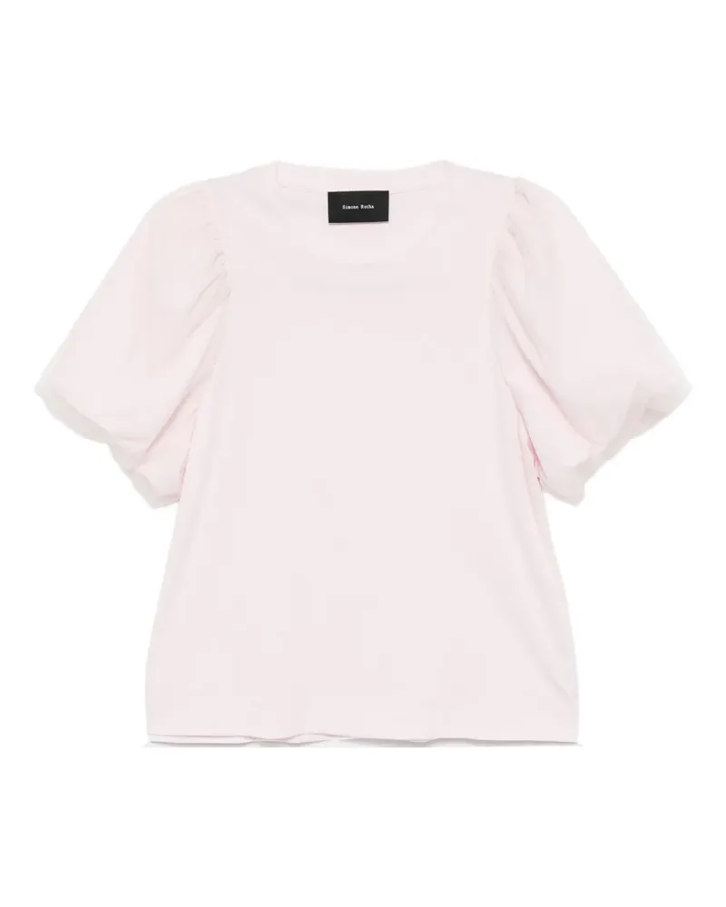 Simone Rocha Klassisches T-Shirt - Rosa Rosa