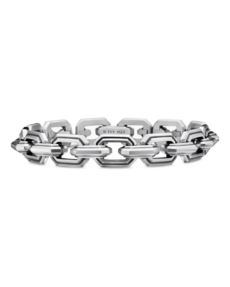 David Yurman Deco Link Armband aus Sterlingsilber 11mm Silber