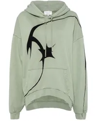 Collina Strada Star Hoodie Grün