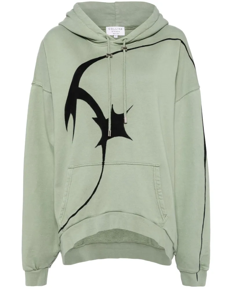 Collina Strada Star Hoodie - Grün Grün