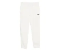 Jogginghose mit Logo-Stickerei - Weiß