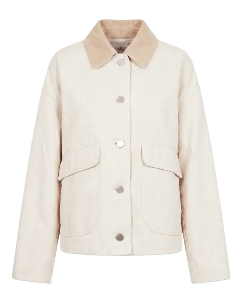 Rag & Bone Natalia denim jacket - Nude Nude