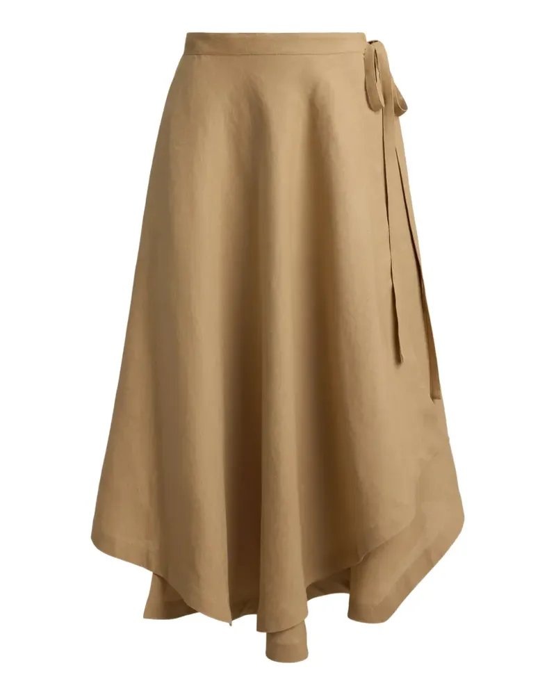 Ralph Lauren Palma Rock mit Bindegürtel - Nude Nude