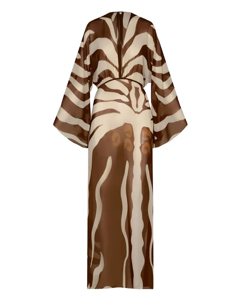 Johanna Ortiz Spiritual Healers Maxikleid - Braun Braun