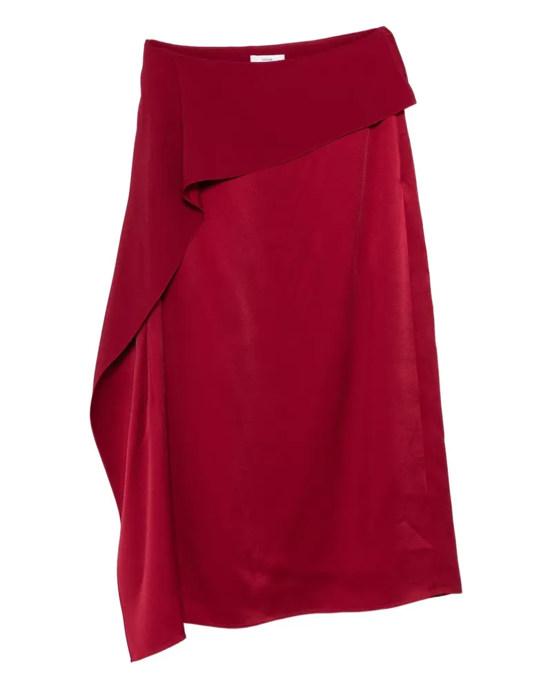 Erdem draped midi skirt - Rot Rot