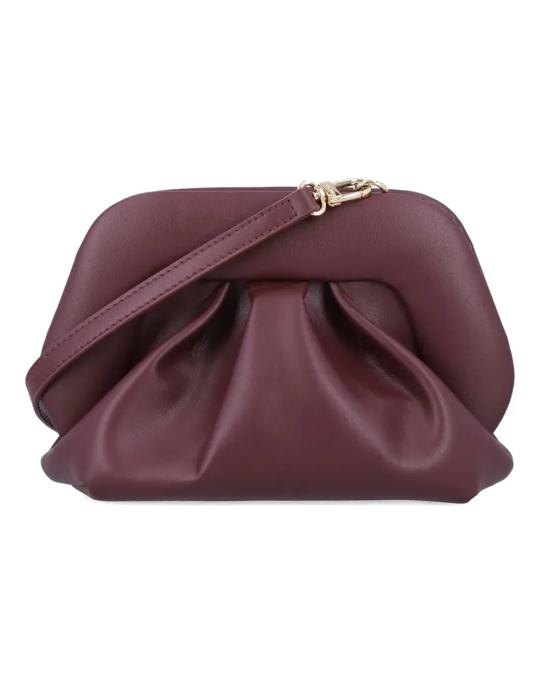 THEMOIRÈ Gea Clutch mit Falten - Rot Rot