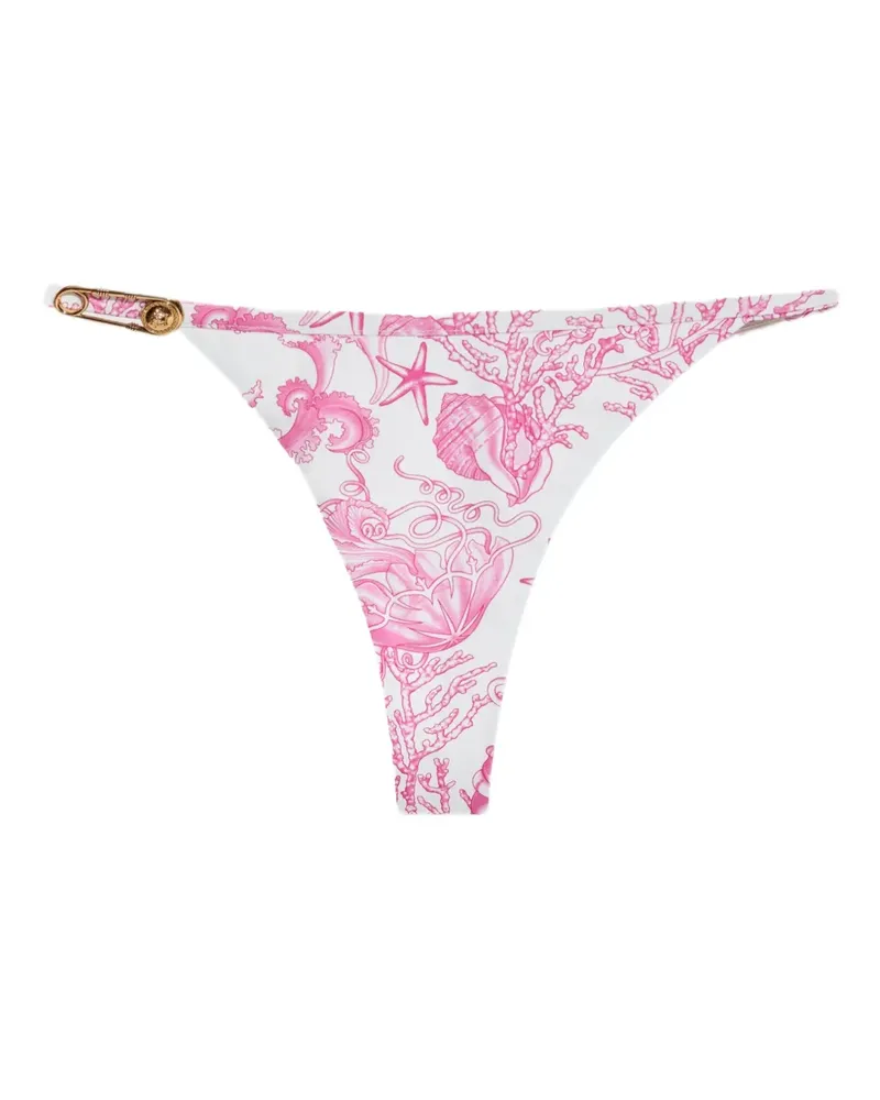 Versace Underwater Barocco Bikinihöschen - Rosa Rosa