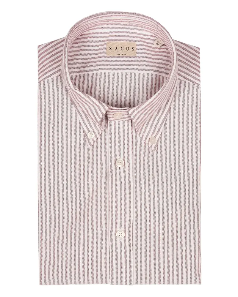 XACUS Gestreiftes Hemd - Rosa Rosa