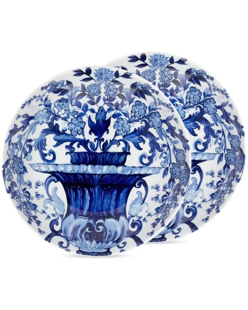Dolce & Gabbana Set aus zwei Suppenschüsseln - Blau Blau