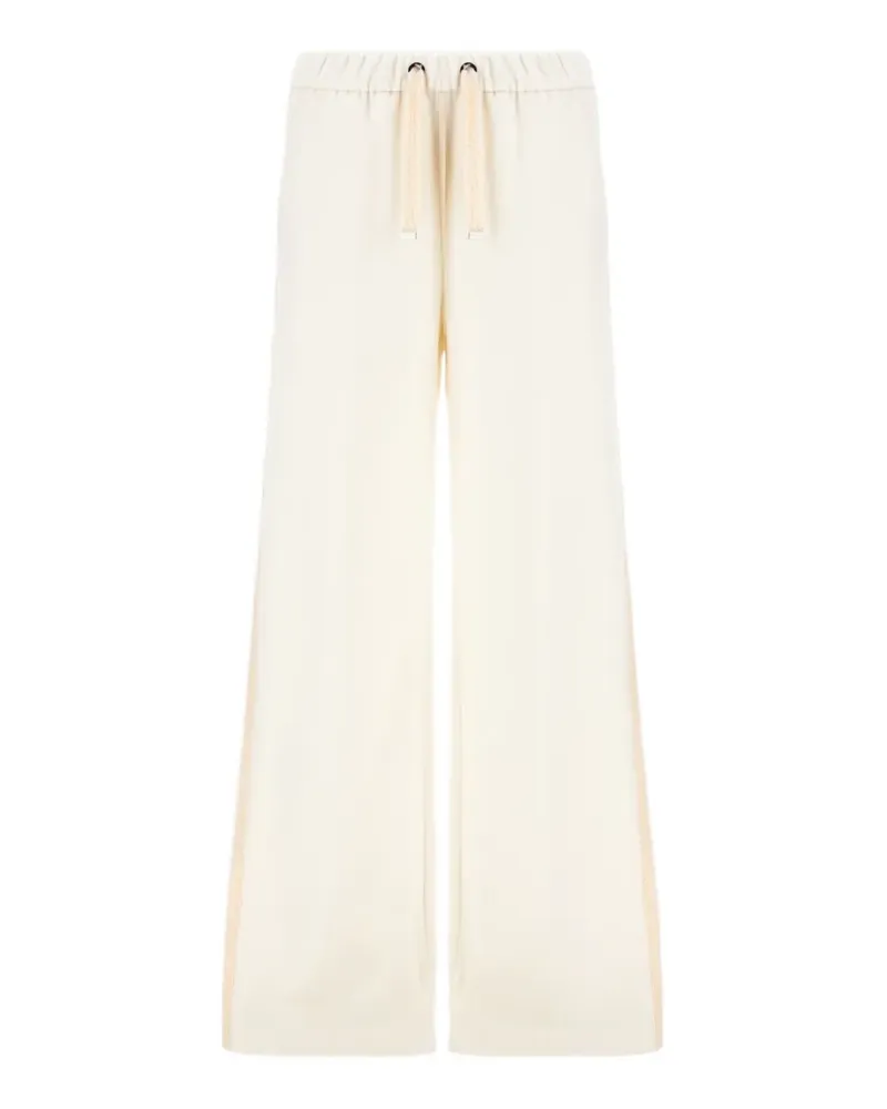 Herno Resort drawstring-waist wide-leg trousers - Nude Nude