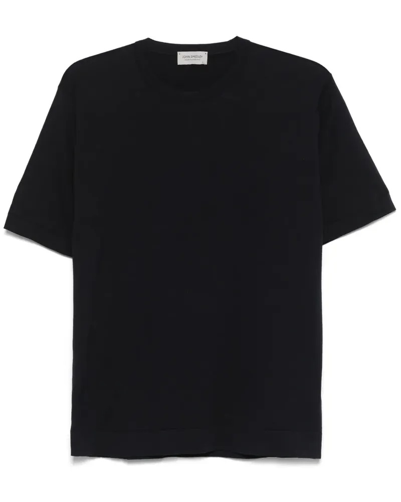 John Smedley Lorca T-Shirt - Blau Blau