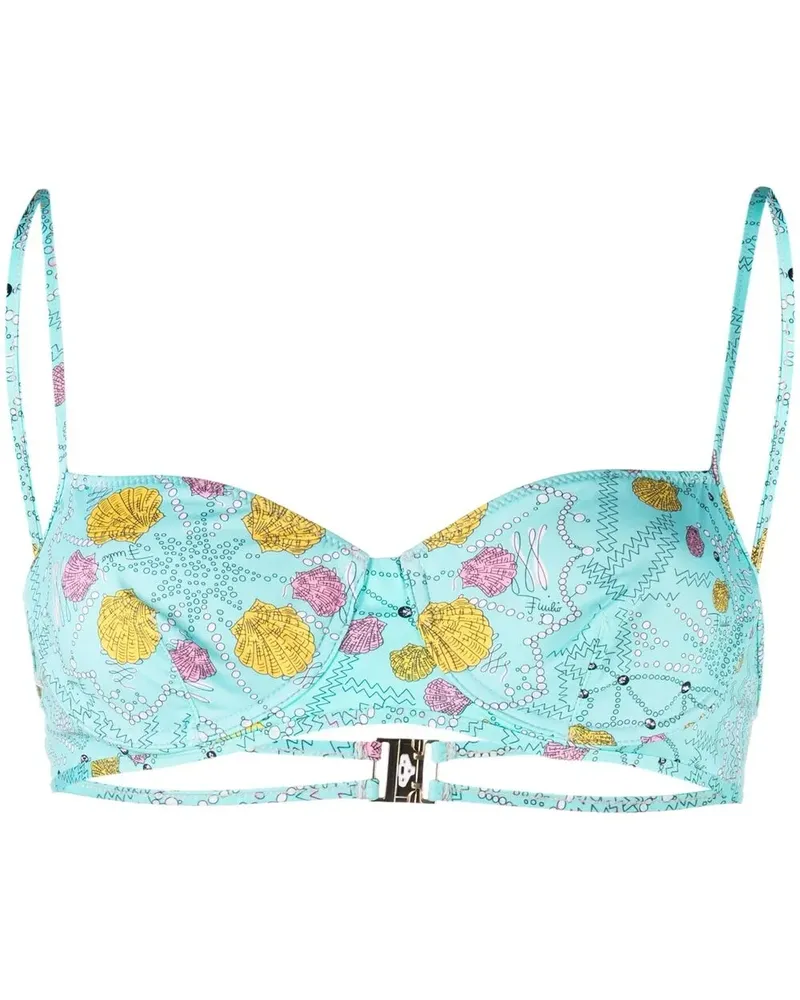 Emilio Pucci BH mit Print - Blau Blau