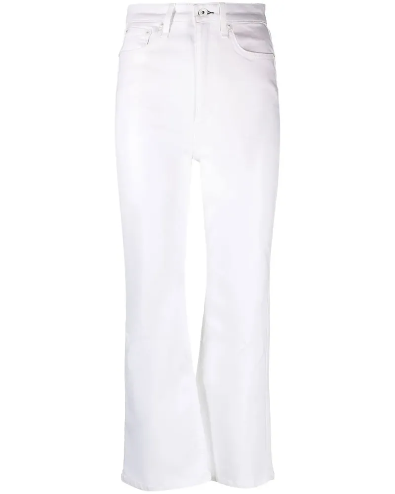 Rag & Bone Jeans mit hohem Bund - Weiß Weiß