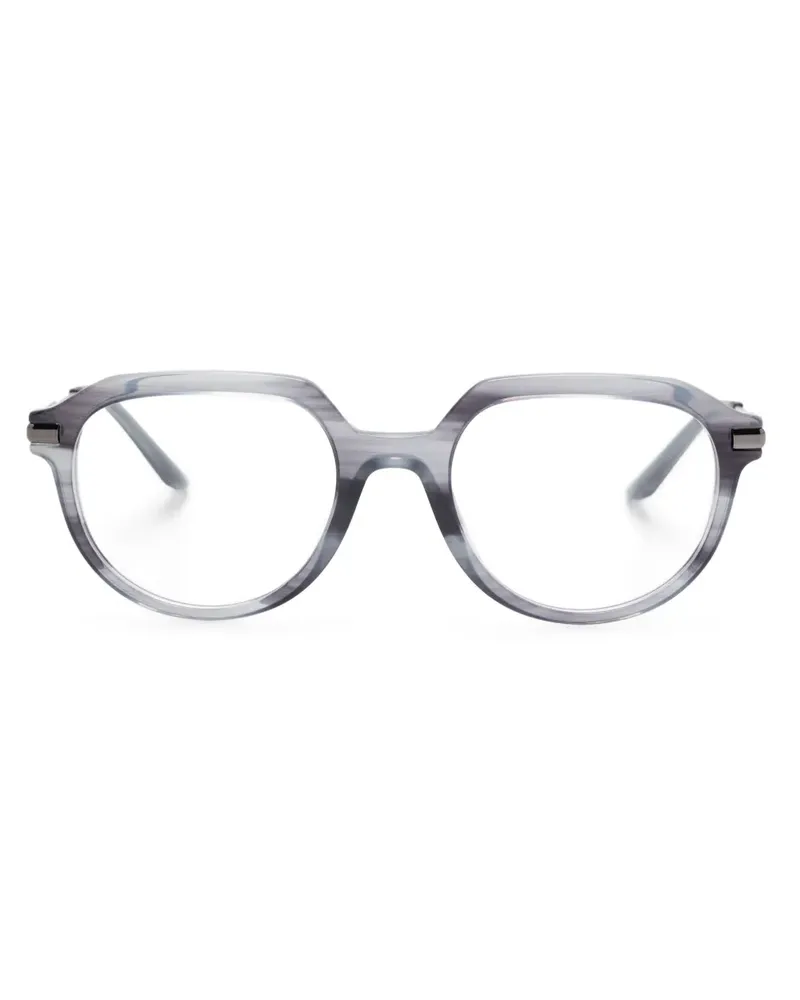 Dolce & Gabbana Brille mit geometrischem Gestell - Grau Grau