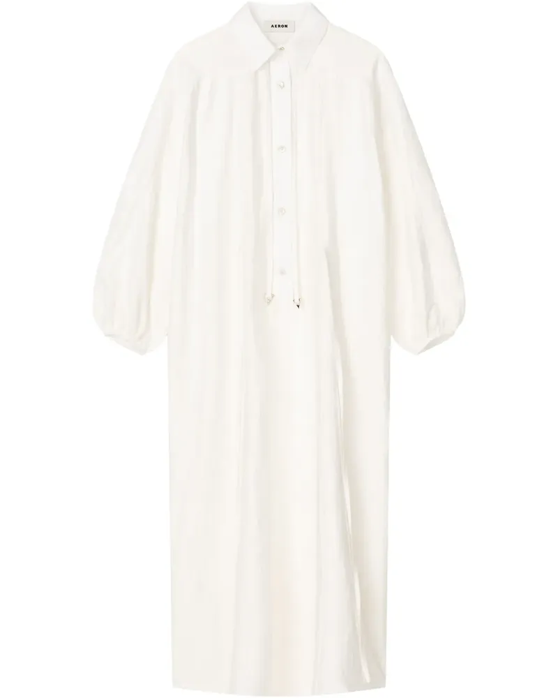 AERON Hemdkleid - Weiß Weiß
