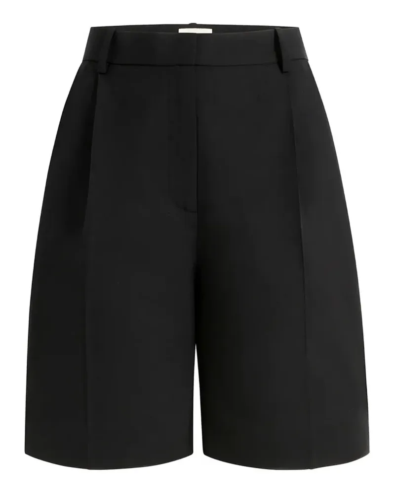 KHAITE Auggie Shorts mit Falten - Schwarz Schwarz