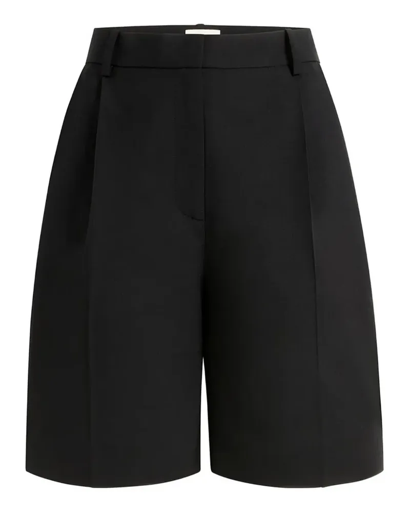 KHAITE Auggie Shorts mit Falten - Schwarz Schwarz