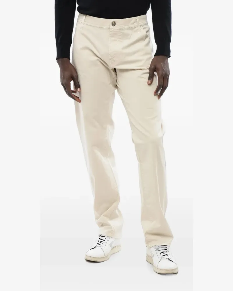 Corneliani Lazise Hose im Five-Pocket-Design - Nude Nude