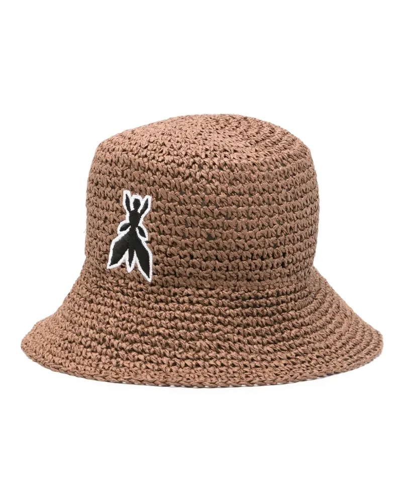 Patrizia Pepe Fischerhut mit Logo-Stickerei - Braun Braun