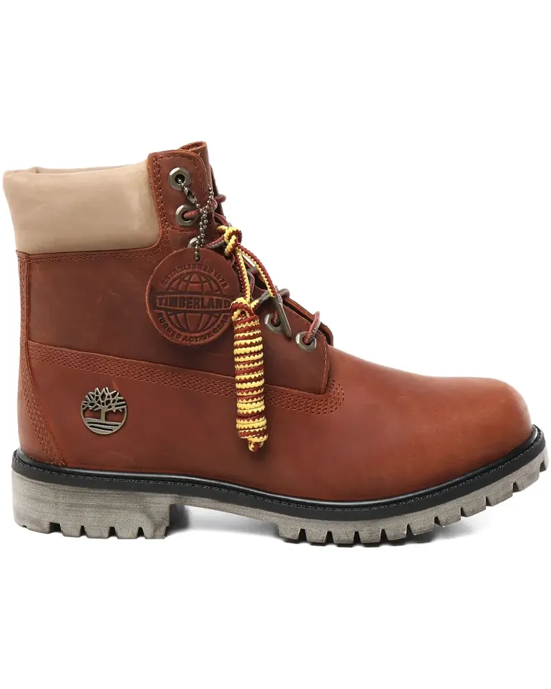 Timberland Stiefel mit wattiertem Kragen - Braun Braun