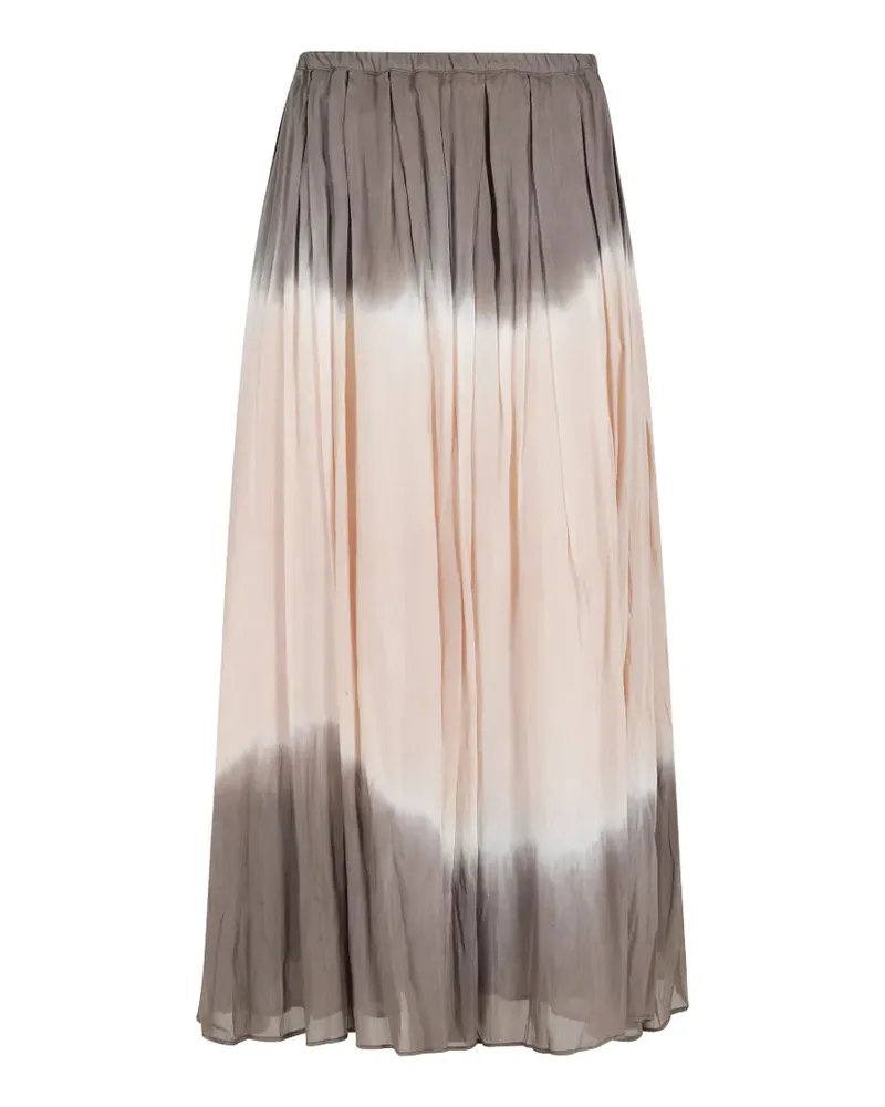 Roberto Collina tie-dye effect maxi skirt - Nude Nude