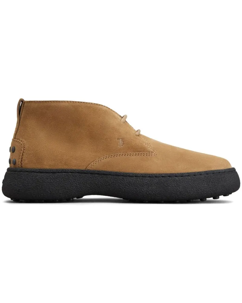 TOD'S W. G. Heritage Desert-Boots - Nude Nude