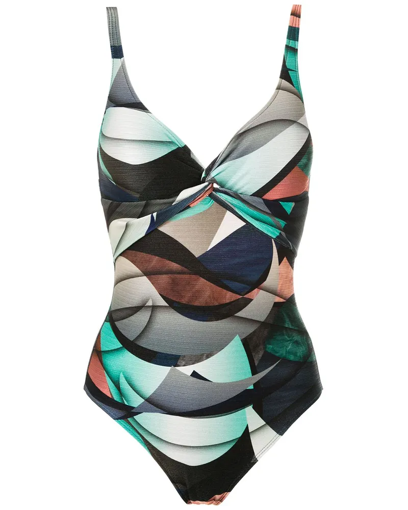 Lygia & Nanny Adriana' Badeanzug mit Print - Blau Blau