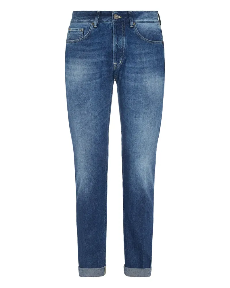 Dondup Ausgeblichene Tapered-Jeans - Blau Blau