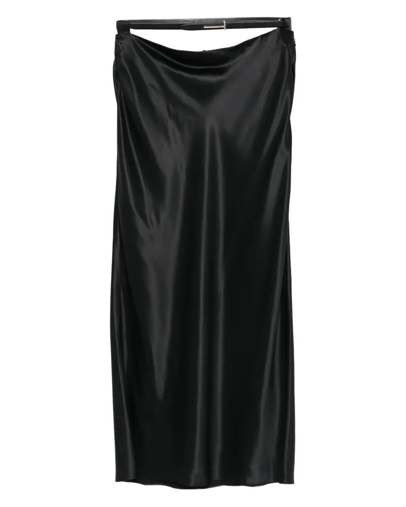 Tom Ford Maxirock aus Seide - Schwarz Schwarz