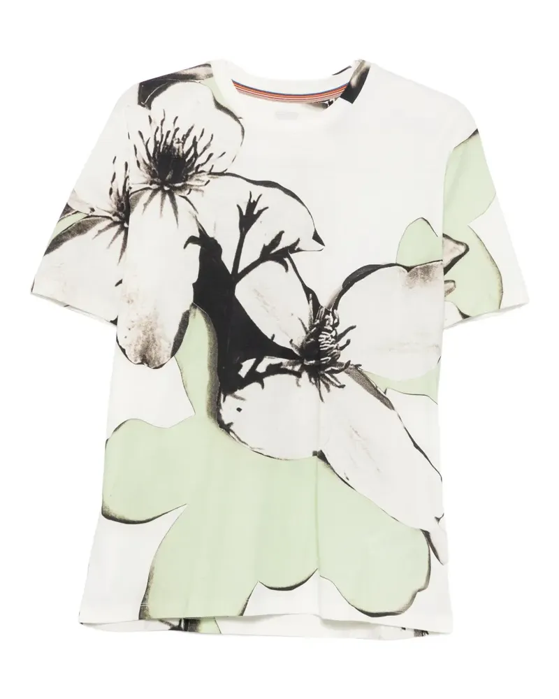 Paul Smith floral-print T-shirt - Weiß Weiß