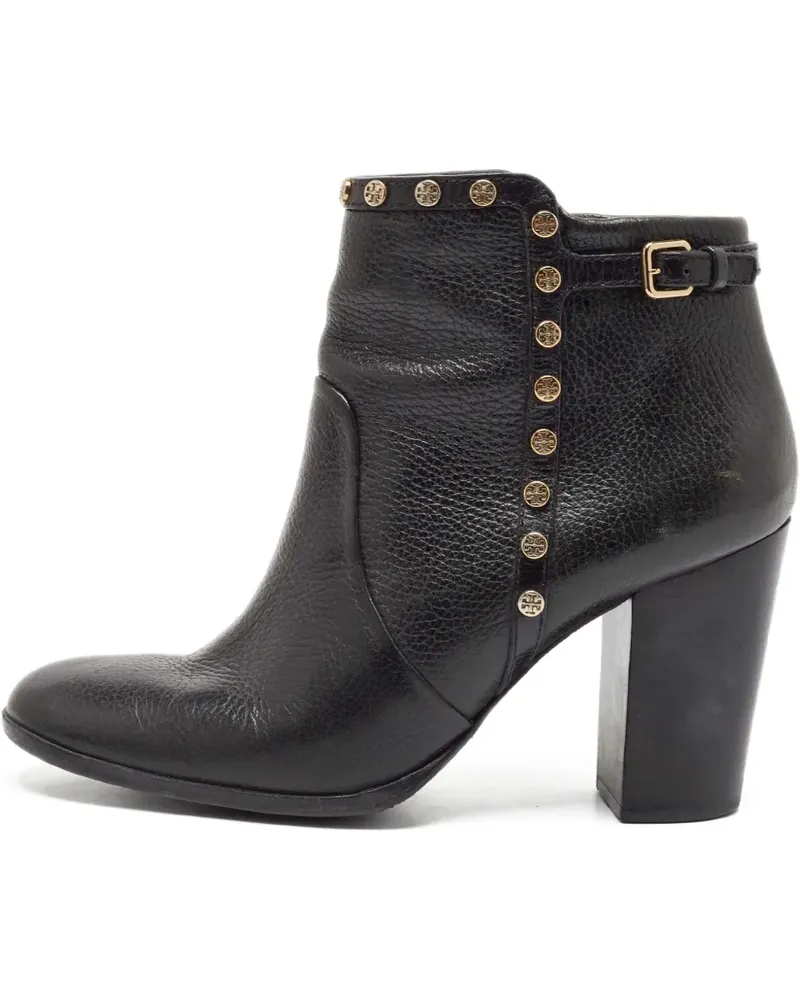 Tory Burch Pre-owned Mae Stiefeletten mit Nieten 90mm - Schwarz Schwarz