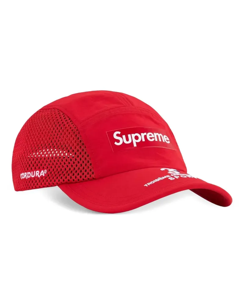 Supreme Being Camp Baseballkappe mit Mesh-Einsatz - Rot Rot