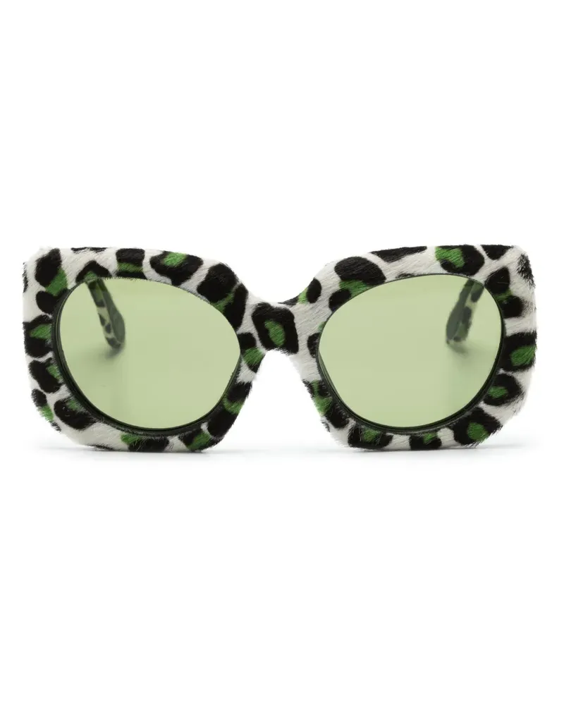 Marni Jellyfish Lake Oversized-Sonnenbrille - Weiß Weiß
