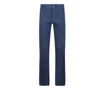 Ausgestellte Paulonia Wildlederhose - Blau