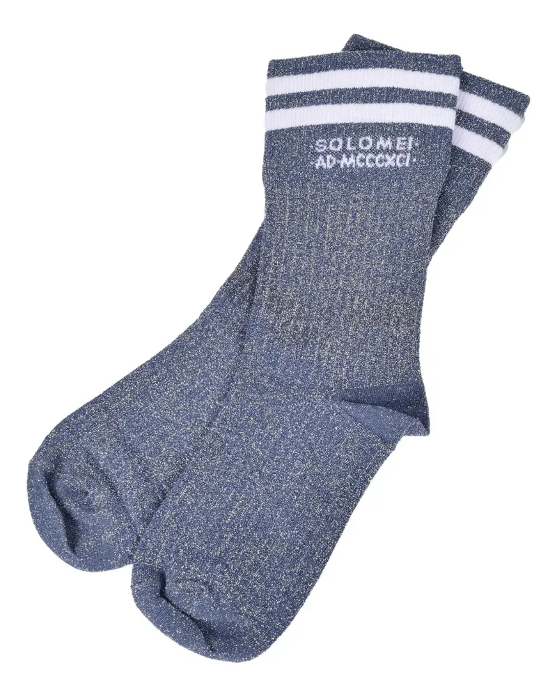 Brunello Cucinelli Socken mit Glitter - Blau Blau