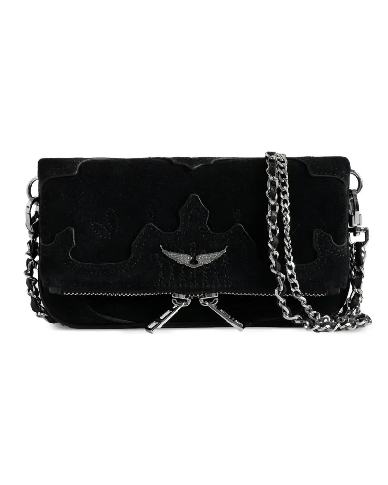 Zadig & Voltaire Rock Nano Western Schultertasche - Schwarz Schwarz