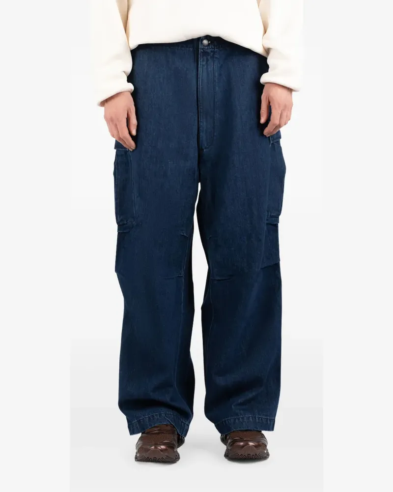 Société Anonyme Jeans mit Cargo-Taschen - Blau Blau