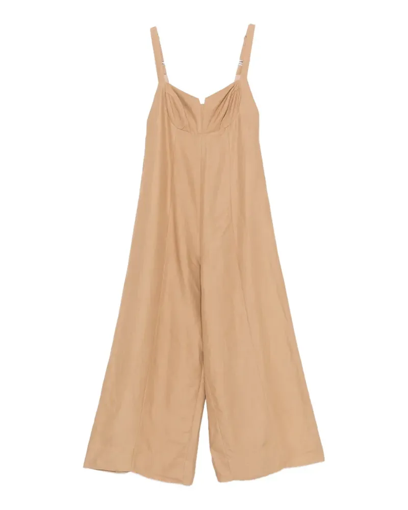 Osklen wide-leg jumpsuit - Nude Nude