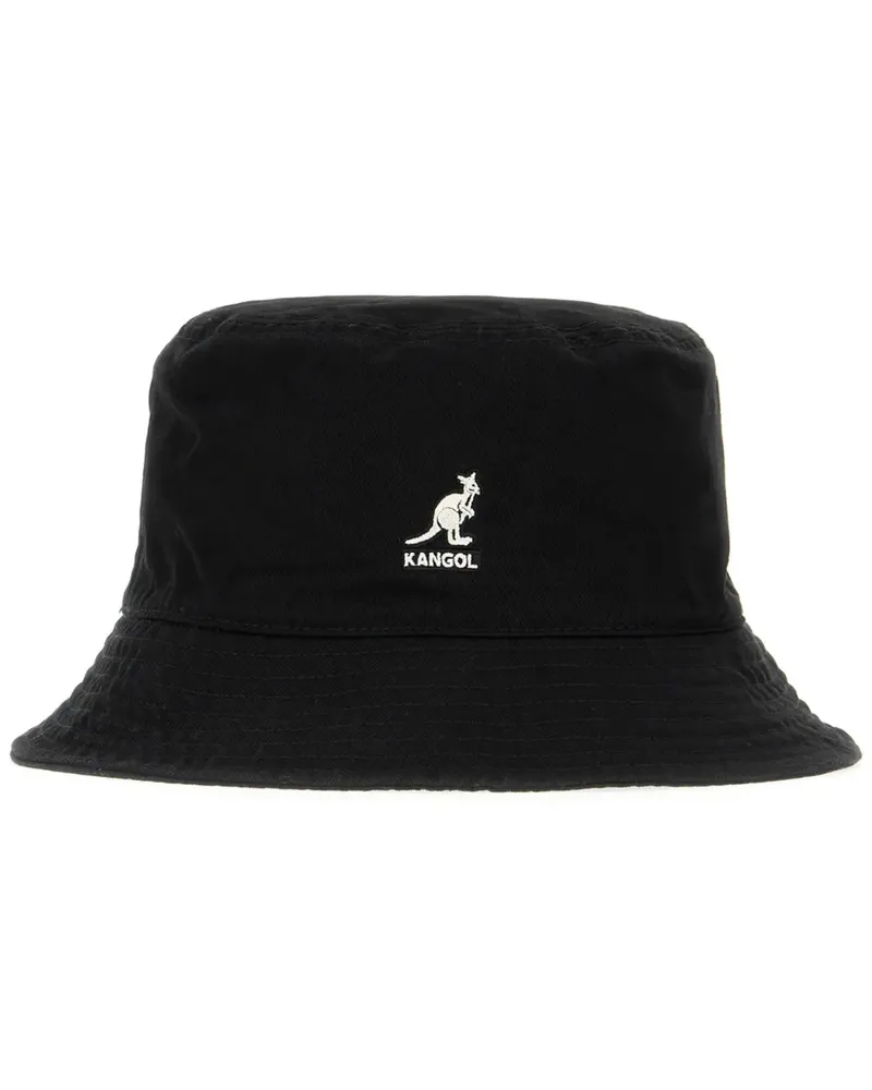 Kangol Fischerhut mit Logo-Stickerei - Schwarz Schwarz