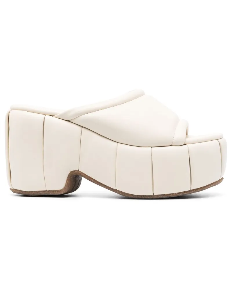 THEMOIRÈ Cassiope Mules 100mm - Weiß Weiß