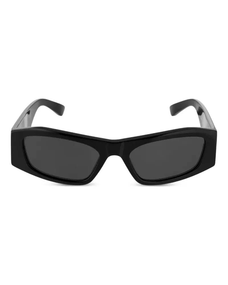 Balenciaga Eckige Nano AF Sonnenbrille - Schwarz Schwarz